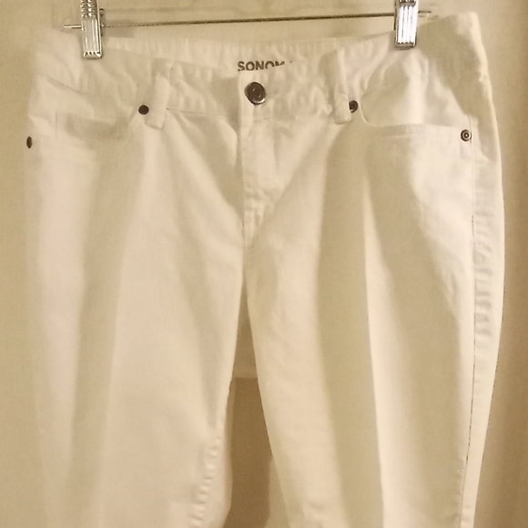 Sonoma White Capris Size 10 - Picture 7 of 7